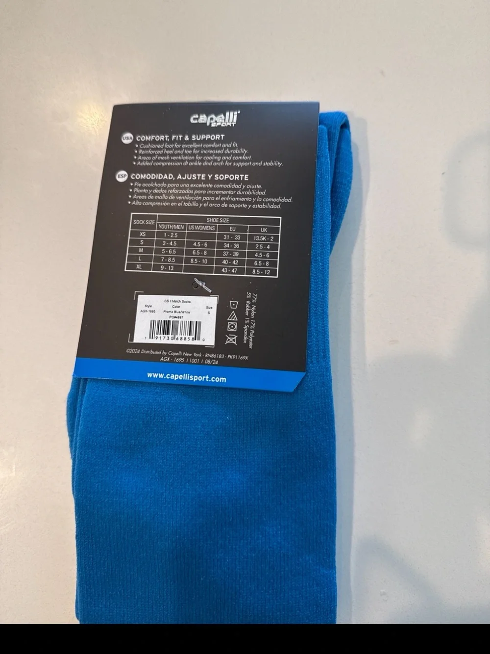 Kids 2-Pack Athletic Soccer Socks